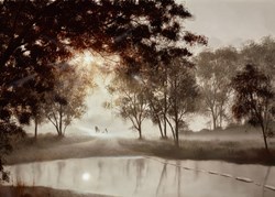 Taking Some Time For Us by John Waterhouse - Limited Edition on Paper sized 28x20 inches. Available from Whitewall Galleries